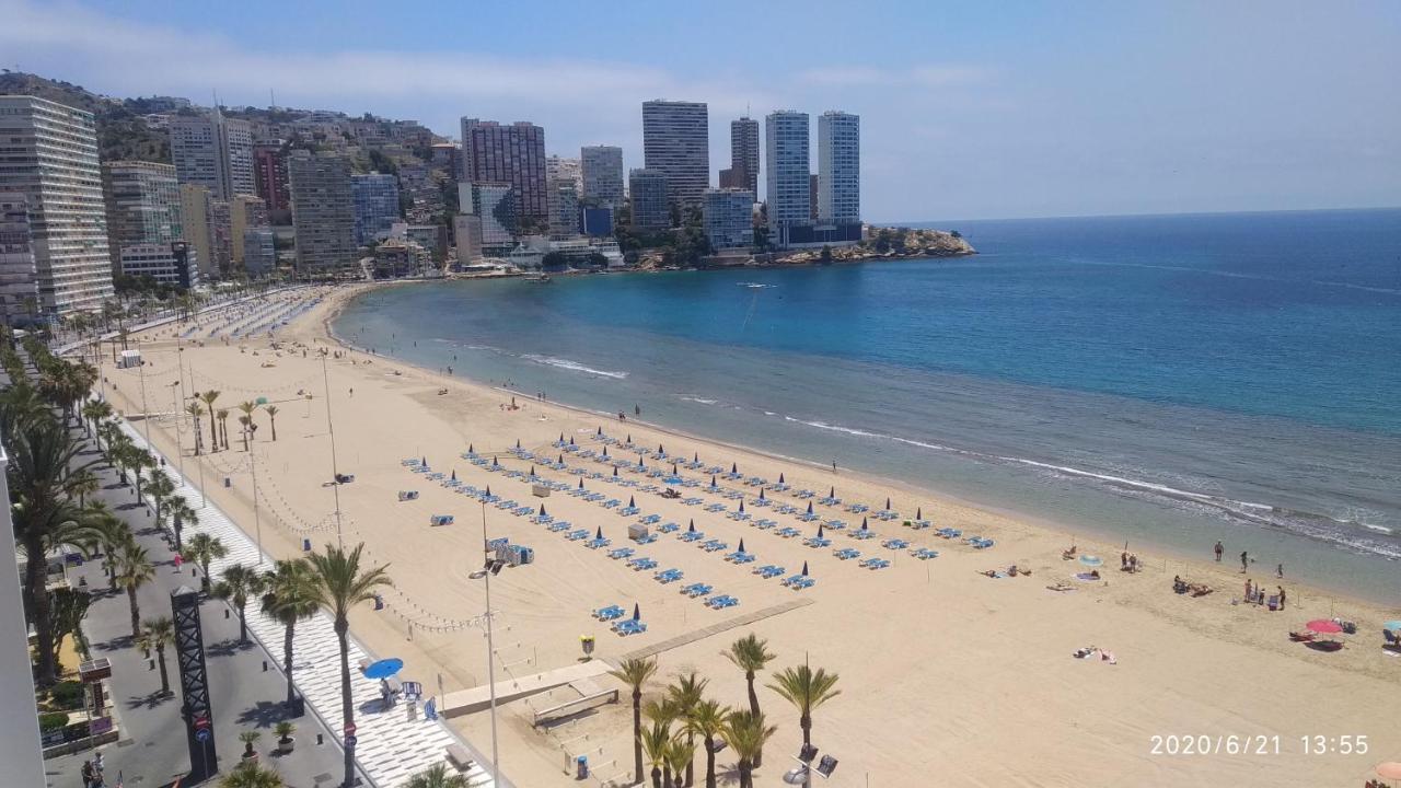 Apto San Angelo Benidorm Vistas Al Mar 400 M Ngoại thất bức ảnh