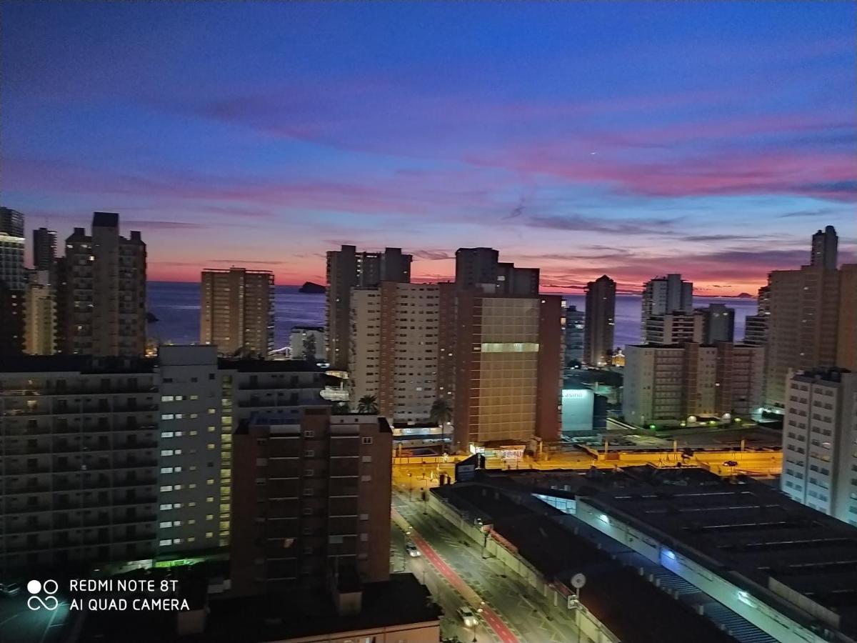 Apto San Angelo Benidorm Vistas Al Mar 400 M Ngoại thất bức ảnh