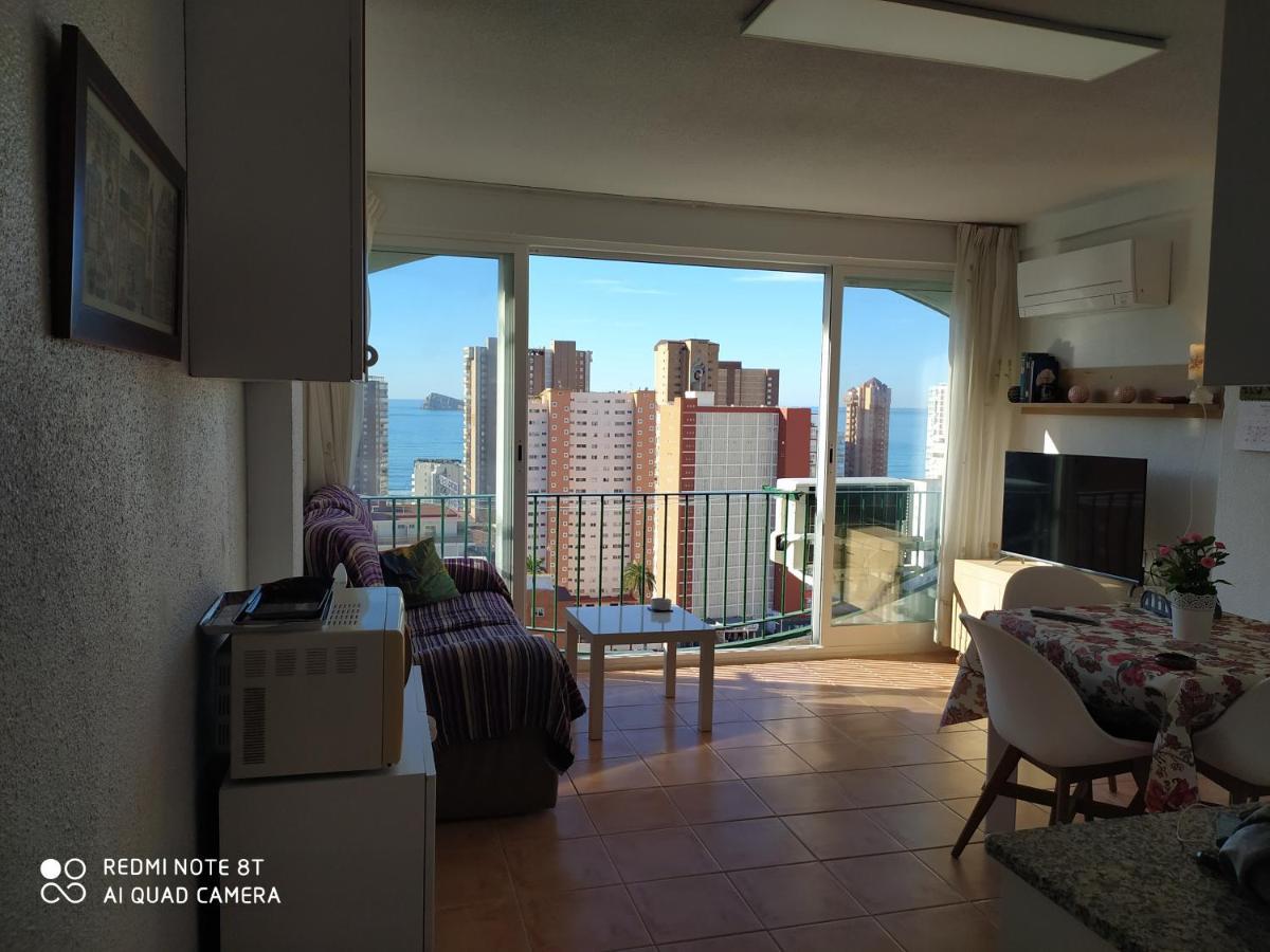 Apto San Angelo Benidorm Vistas Al Mar 400 M Ngoại thất bức ảnh